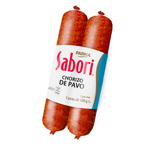 Chorizo de pavo sabori 200gr pza