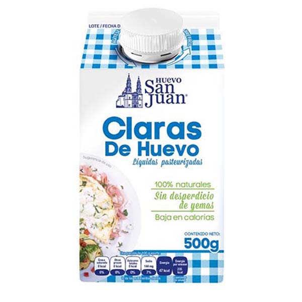 Clara de huevo san juan 500gr pza