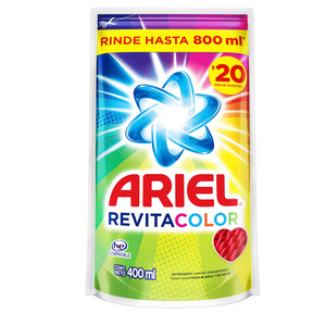 Detergente ariel revitacolor pouch 400 ml