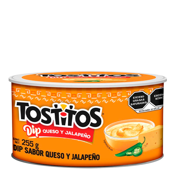 Dip queso y jalapeño tostitos 255gr