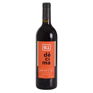 Vino tinto decima cabernet-merlot 750ml pza