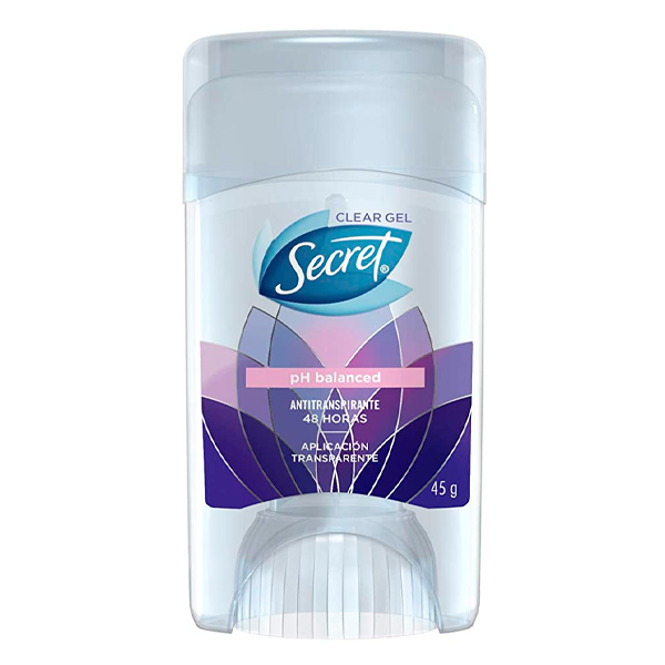 Desodorante secret clear gel ph balanced 45gr pza