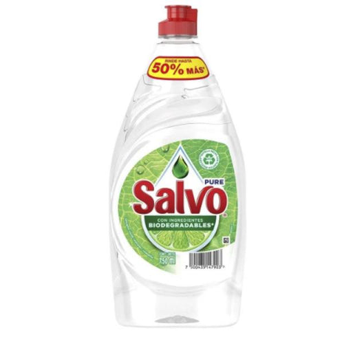 Detergente salvo liquido pure 750 ml pza