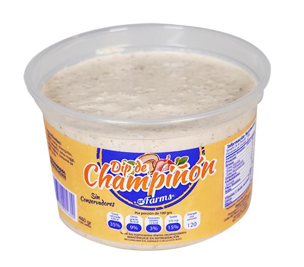 Dip de champiñon dr farms 500ml pza