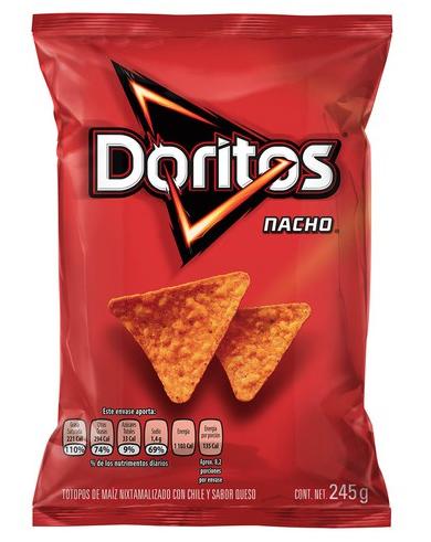 Doritos nachos sabritas 223 gr pza