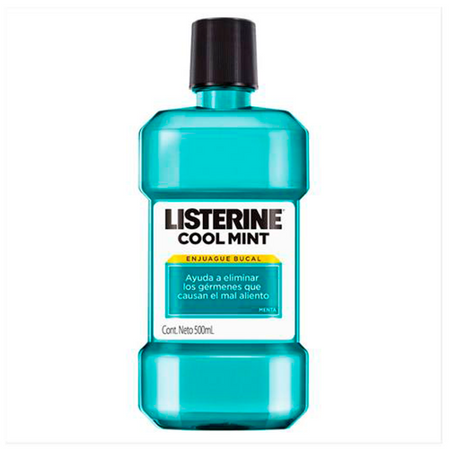 Enjuague bucal listerine cool mint 500 ml