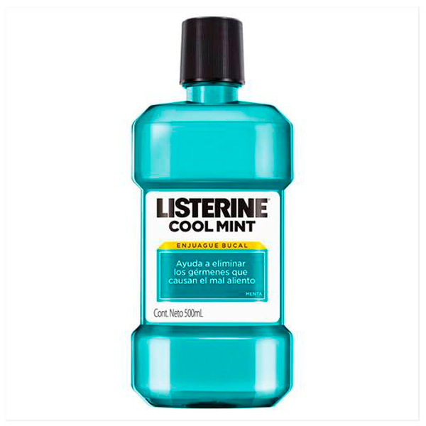 Enjuague bucal listerine cool mint 500 ml