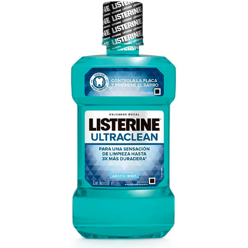 Enjuague bucal listerine ultra clean 500 m