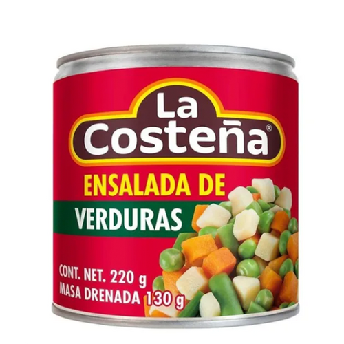 Ensalada de verduras la costeña 220 gr