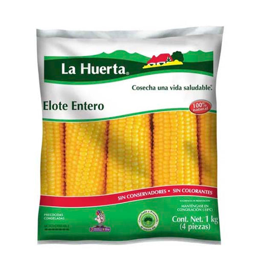 Elote entero la huerta c/4 pzas pza