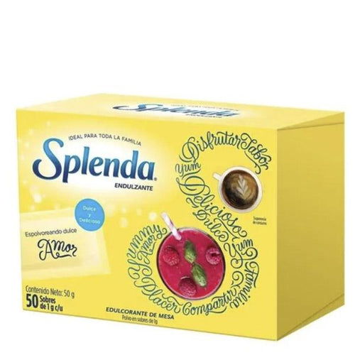 Endulzante splenda c/50 sobres 1gr. pza