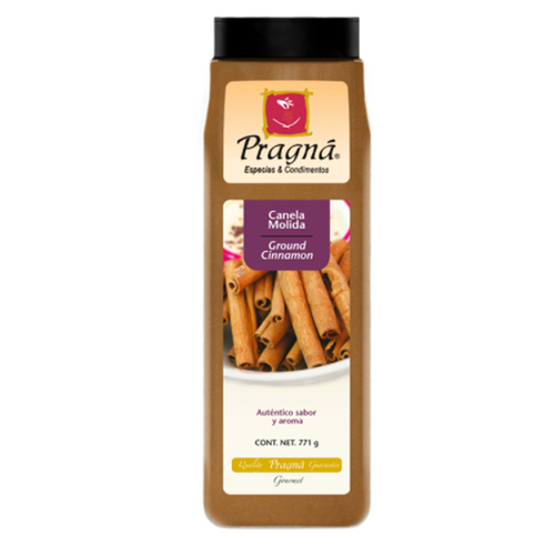 Especia canela molida pragna 771gr pza