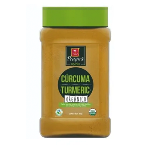 Especia cúrcuma orgánica mini pragna 265gr pza