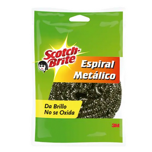 Espiral metálico scotch brite pza