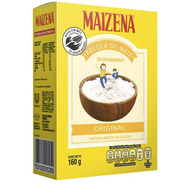 Fecula de maiz maizena 160 gr. pza