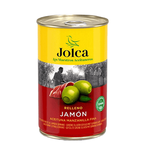 Aceituna rellena de jamón la Jolca 300gr pza