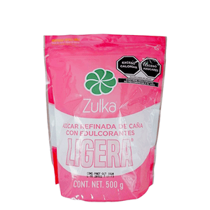 Azúcar baja en calorias Zulka 500g pza