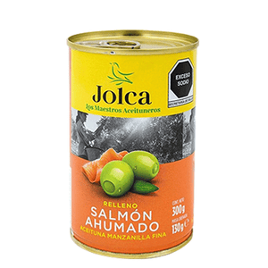 Aceituna rellena de salmón la Jolca 300gr pza