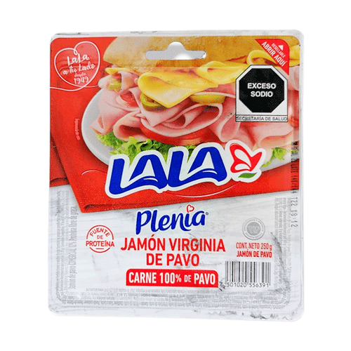 Jamon virginia de pavo plenia 250gr