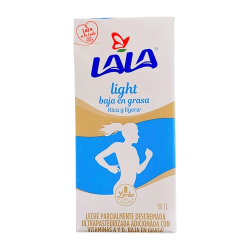 Leche light lala 1 lt pza