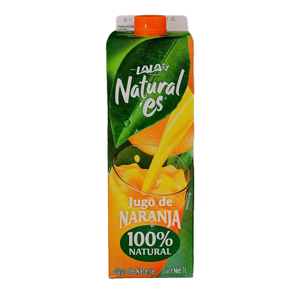 Jugo naranja natural 'es lala 1 lt pza