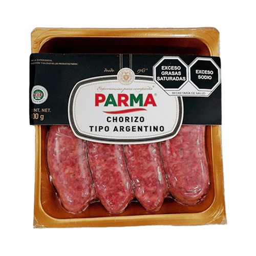 Chorizo argentino parma 400gr pza