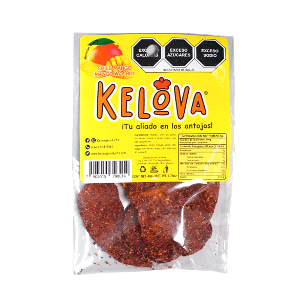 Mango enchilado kelova 40 gr pza