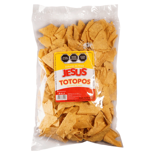 Bolsa de totopos Jesus 450 gr pza