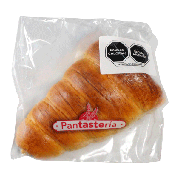 Pan crossaint relleno de chocolate pza