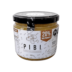 Crema de cacahuate natural pibi 250 gr. pza