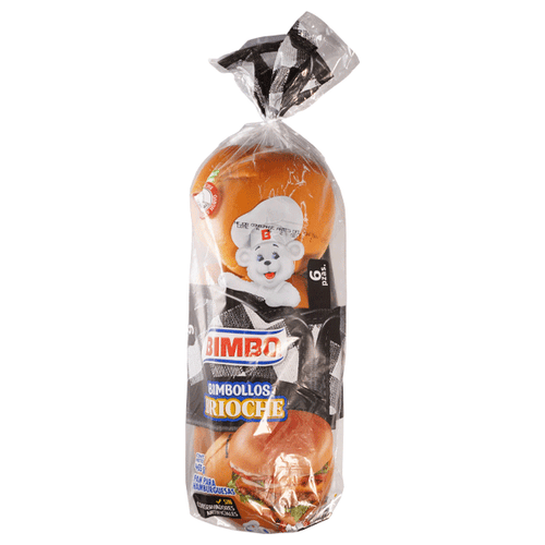 Bimbollos brioche c/6pzas bimbo 465gr pza