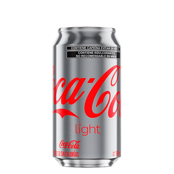 Refresco coca  cola light lata 355ml. pza