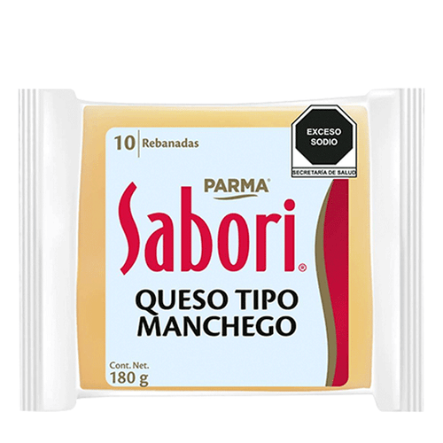 Queso manchego sabori 180gr pza