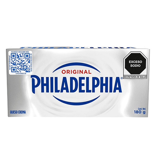 Queso philadelphia 180 gr pza