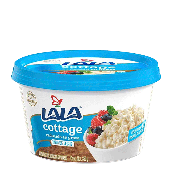 Queso cottage light lala 350gr pza