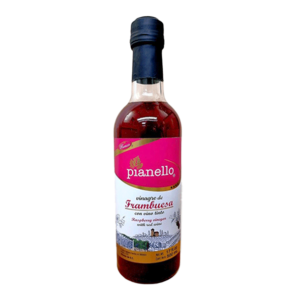 Vinagre de frambuesa pianello 500ml pza