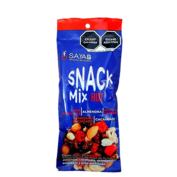 Snack mix hot sayab 70gr pza