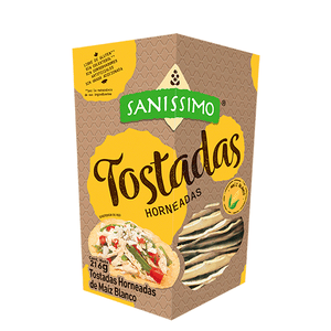 Tostada horneada salmas sanissimo 200gr pza