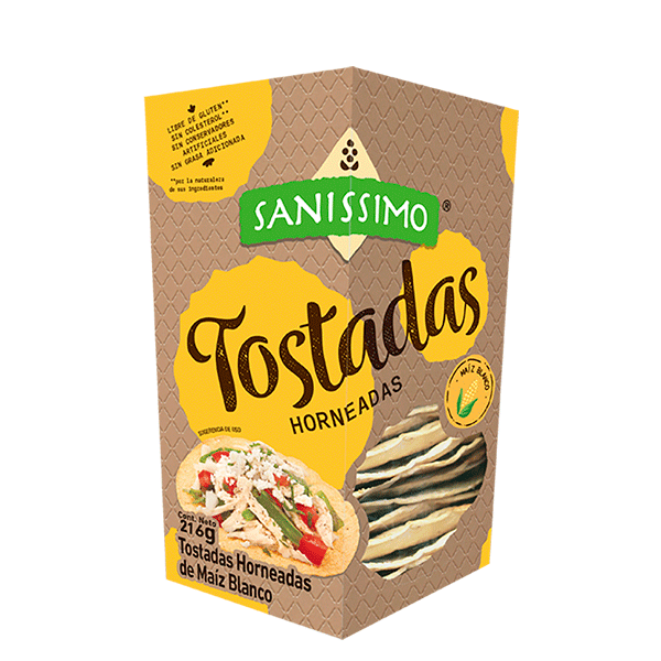 Tostada horneada salmas sanissimo 200gr pza