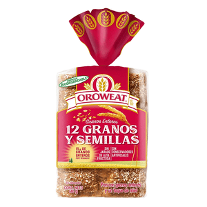 Pan 12 grain bread oroweat 680gr pza