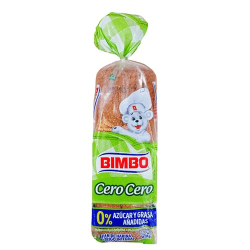 Pan bimbo cero cero 610gr pza