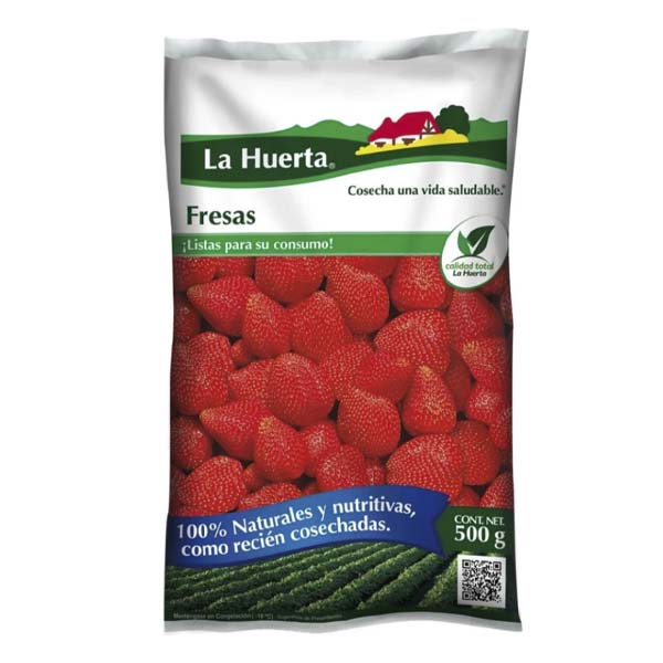 Fresas congeladas la huerta 500 gr pza