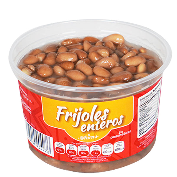 Frijoles enteros dr. Farms 500gr pza