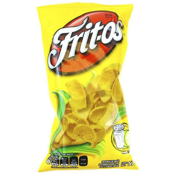 Fritos limon y sal 57gr pza