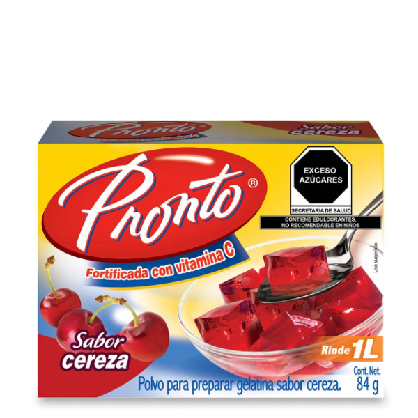 Gelatina fresa pronto 84 gr
