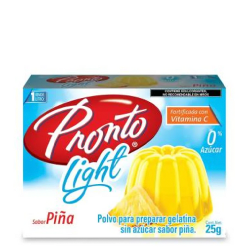 Gelatina piña light pronto 25gr