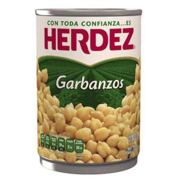 Garbanzo natural herdez 450 gr pza
