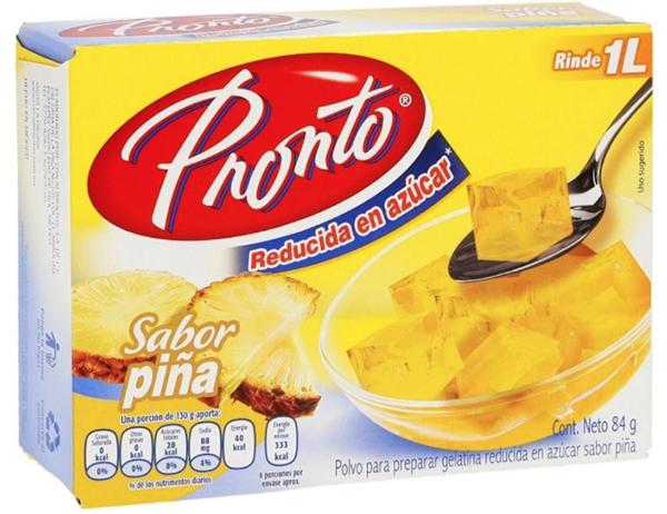 Gelatina pronto  frambuesa 84gr