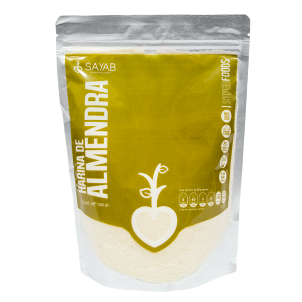 Harina de almendra sayab 435gr pza