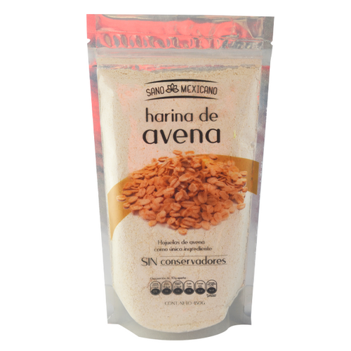 Harina de avena sano mexicano 450gr pza